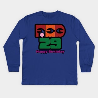 February 29 Birthday Kids Long Sleeve T-Shirt